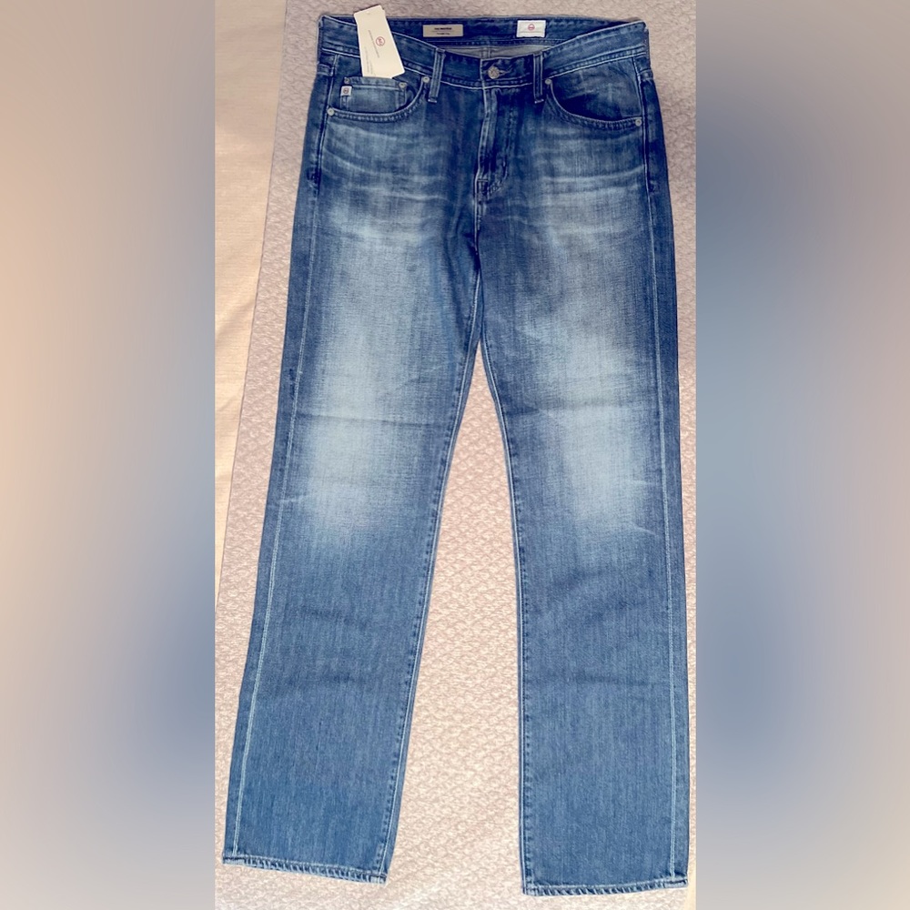 Mens, NWT, AG Protege jeans.  Size 32.  Light weight denim.  Medium fade.